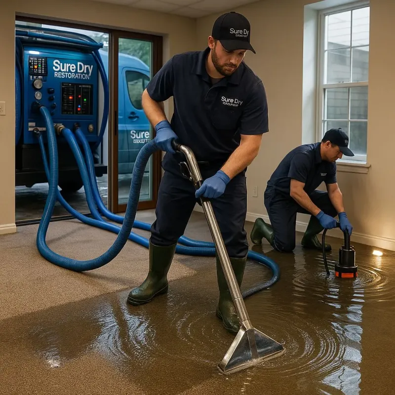 Water Extraction and Removal process in Coweta, OK